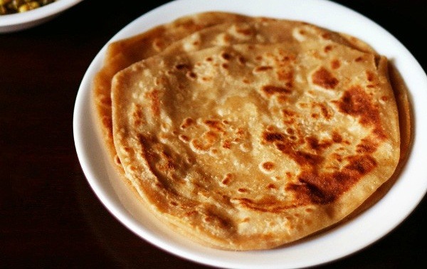 Basic Paratha (Indian griddle bread with ghee)