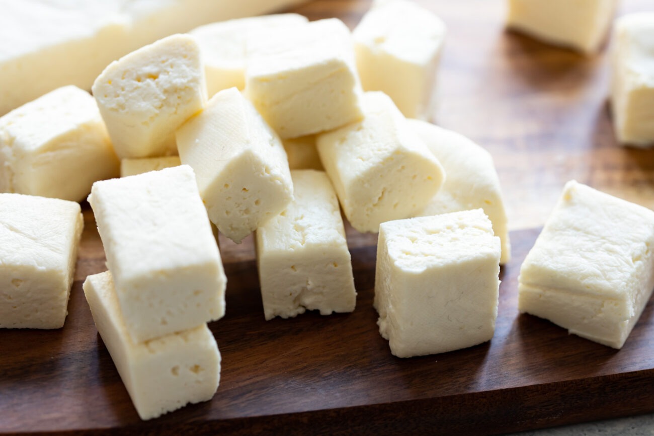 Paneer (Pressed fresh cheese)
