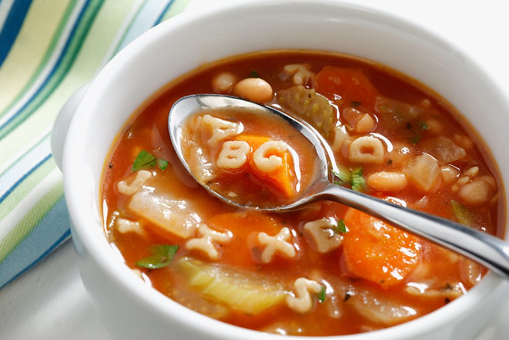 Minestrone Alphabet Soup
