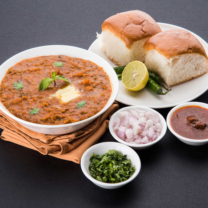 Pav Bhaji (Mixed vegetables with bread)
