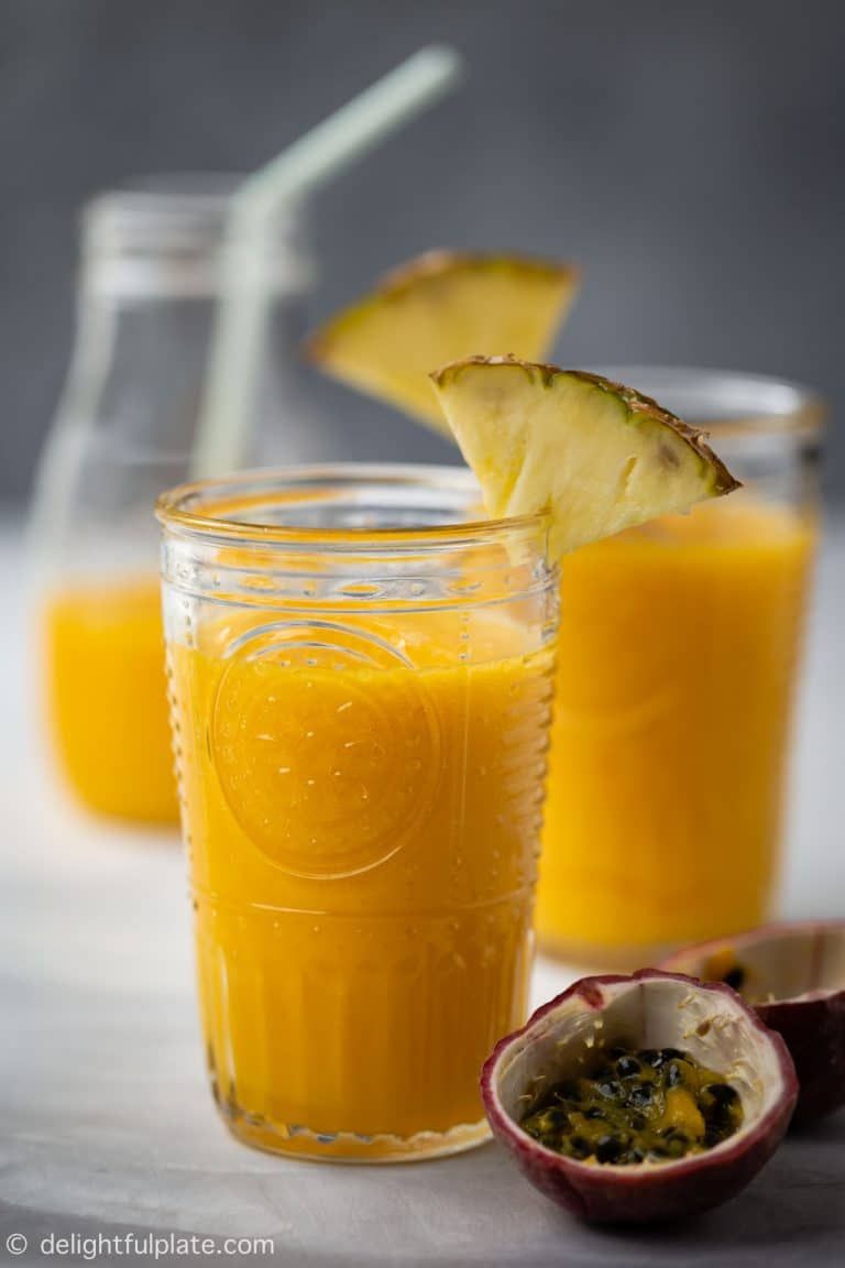 Tropical Pineapple Mango Smoothie